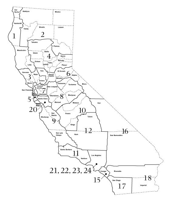 CSBA Regional Map